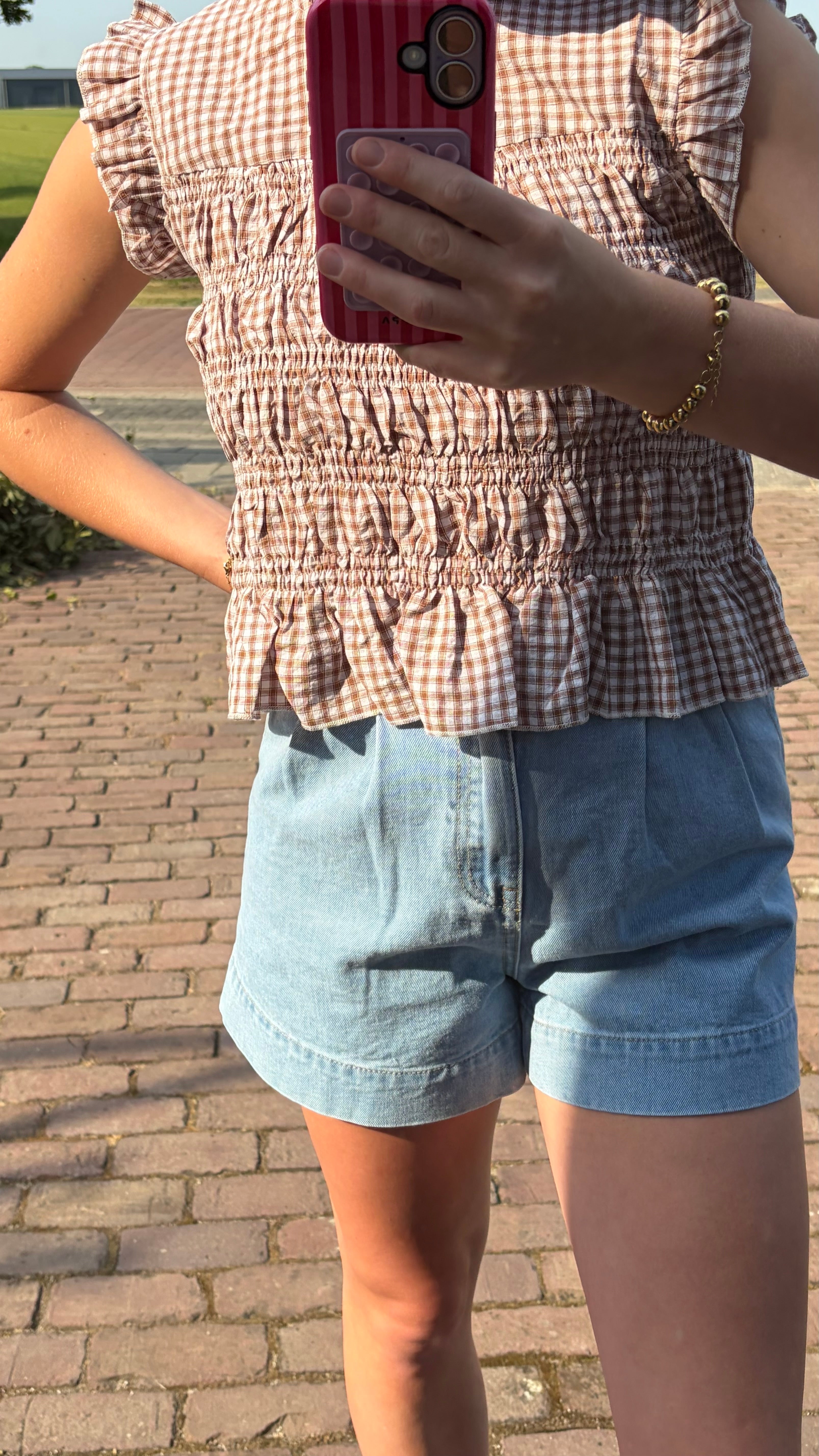 HM - Geruite top
