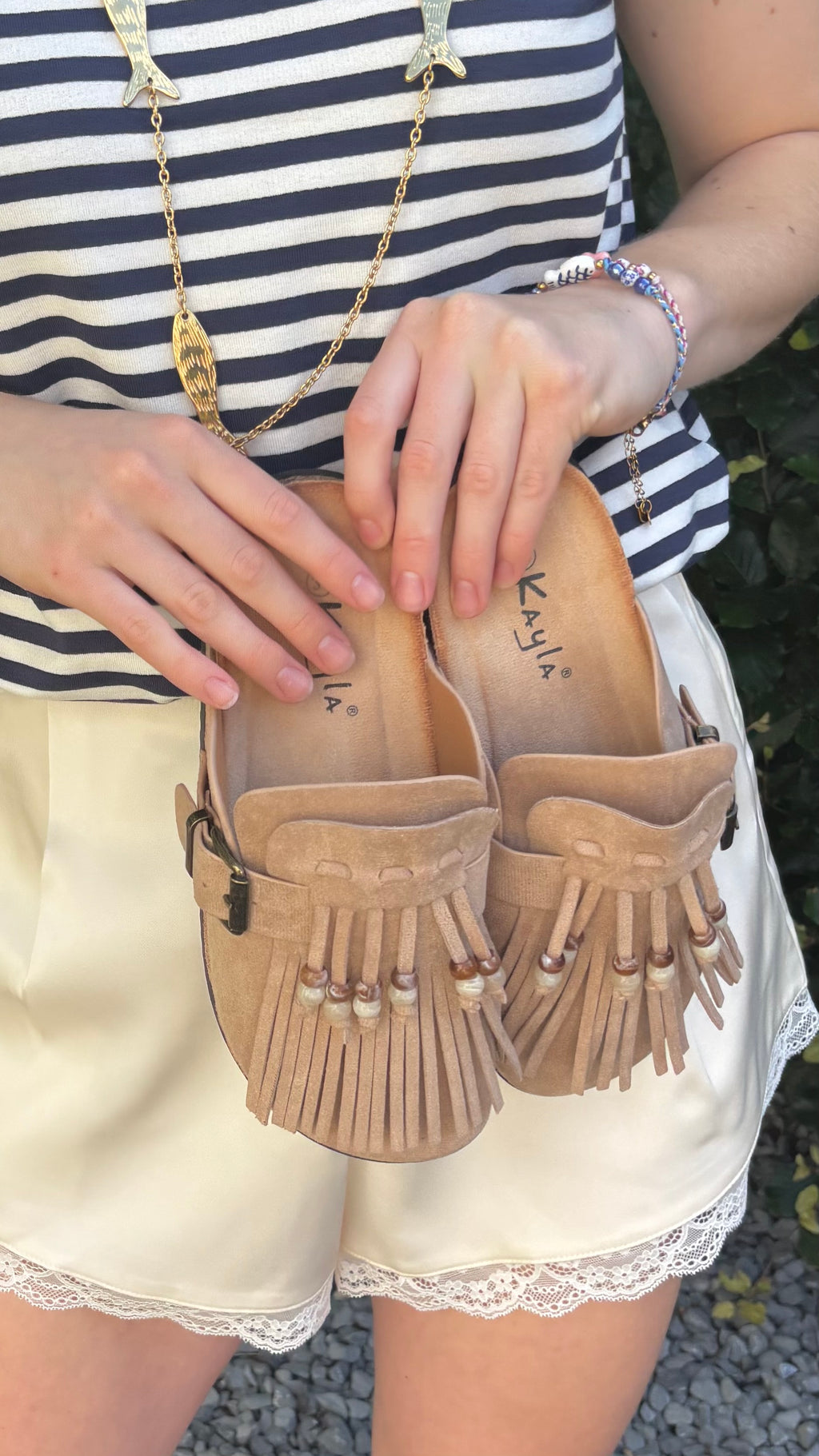 HM - Clogs franjes