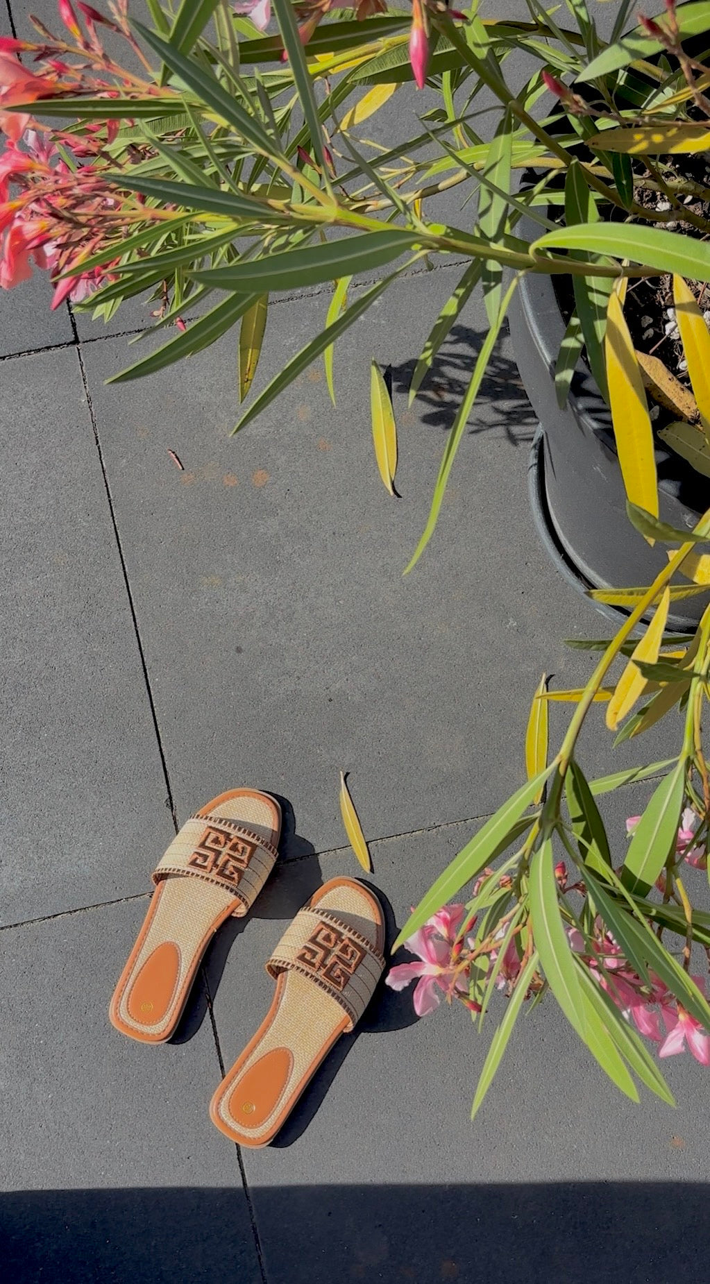 HM - Zara slippertjes