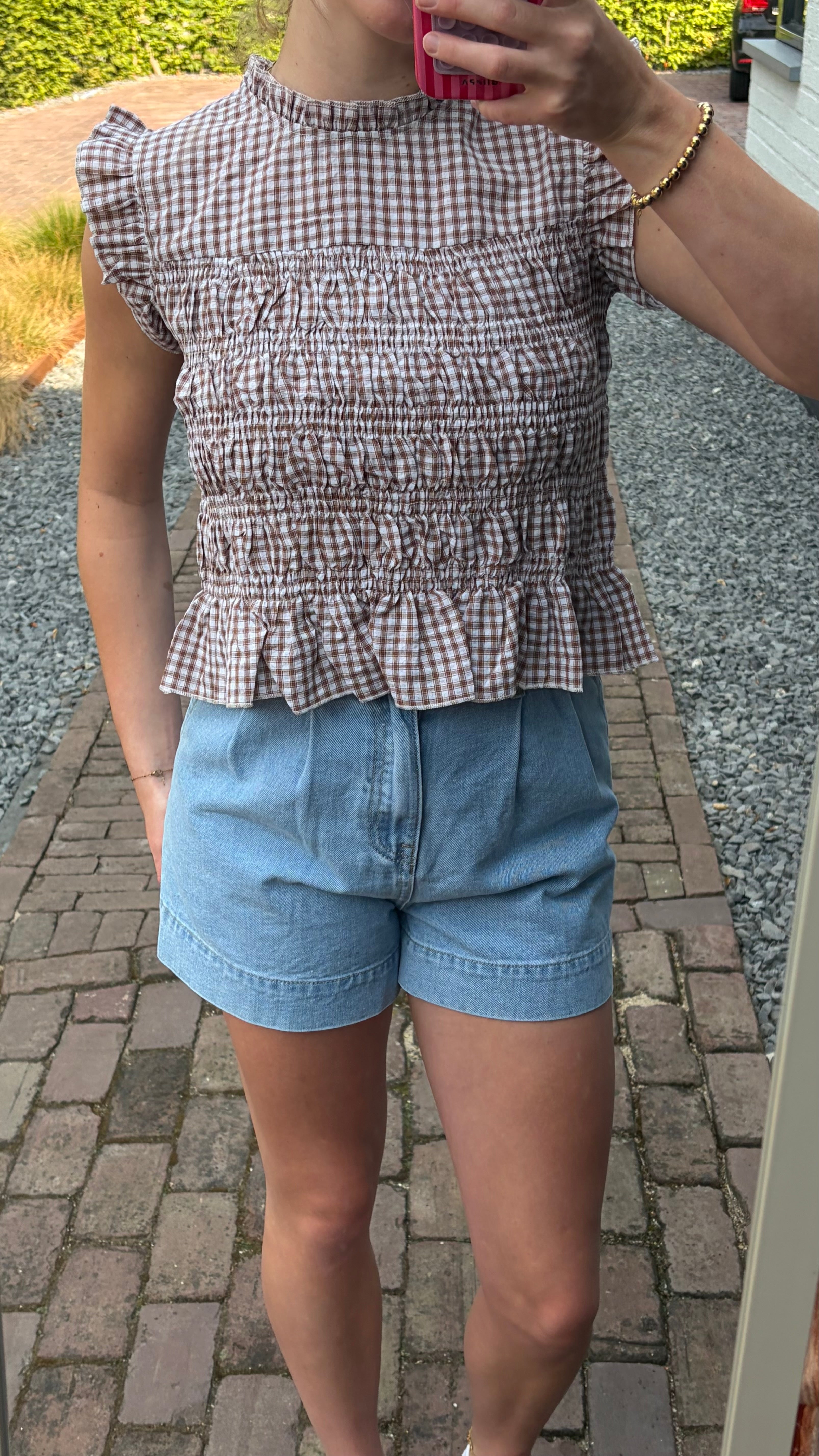 HM - Geruite top