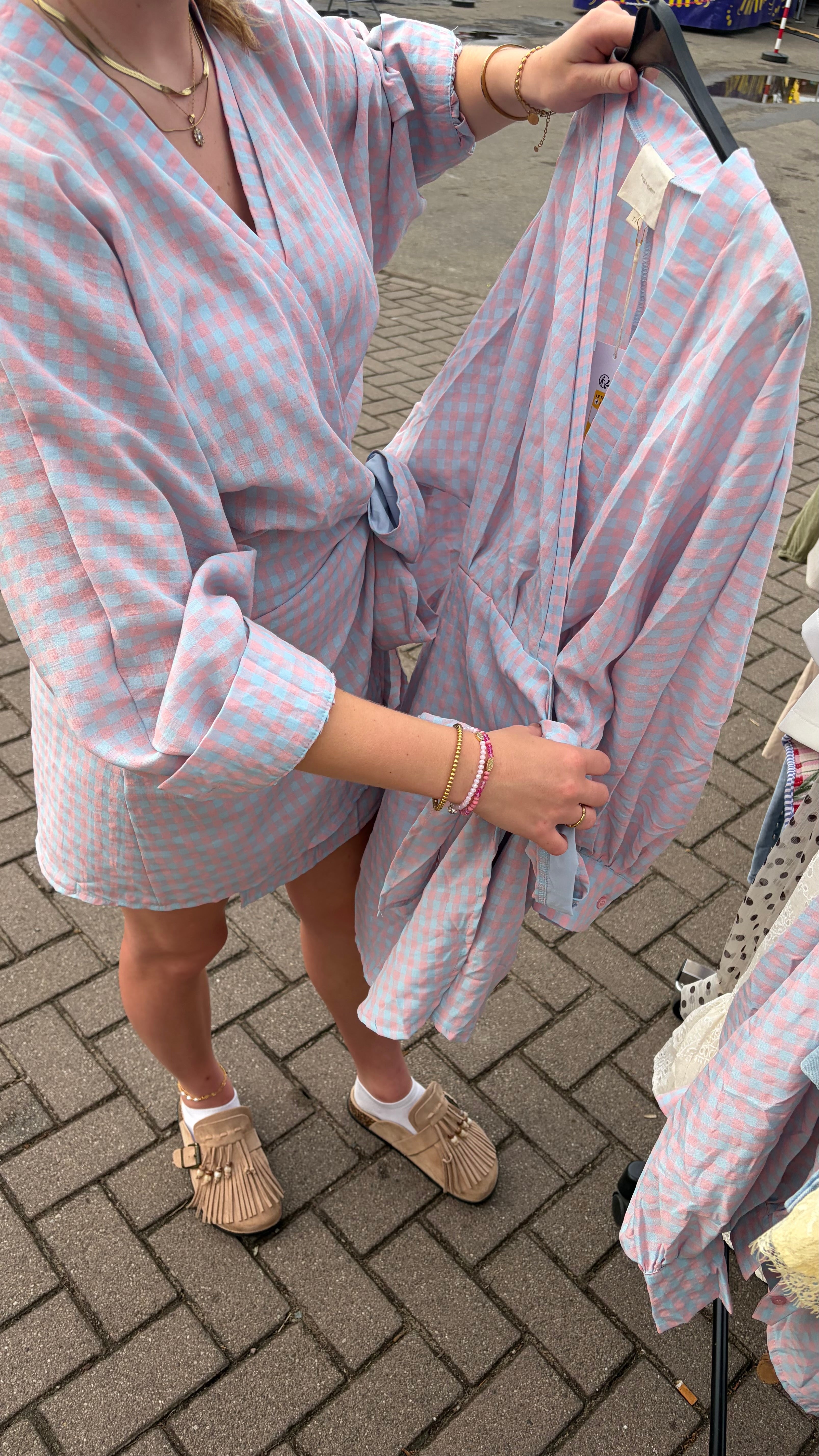 HM - Geblokte jurk