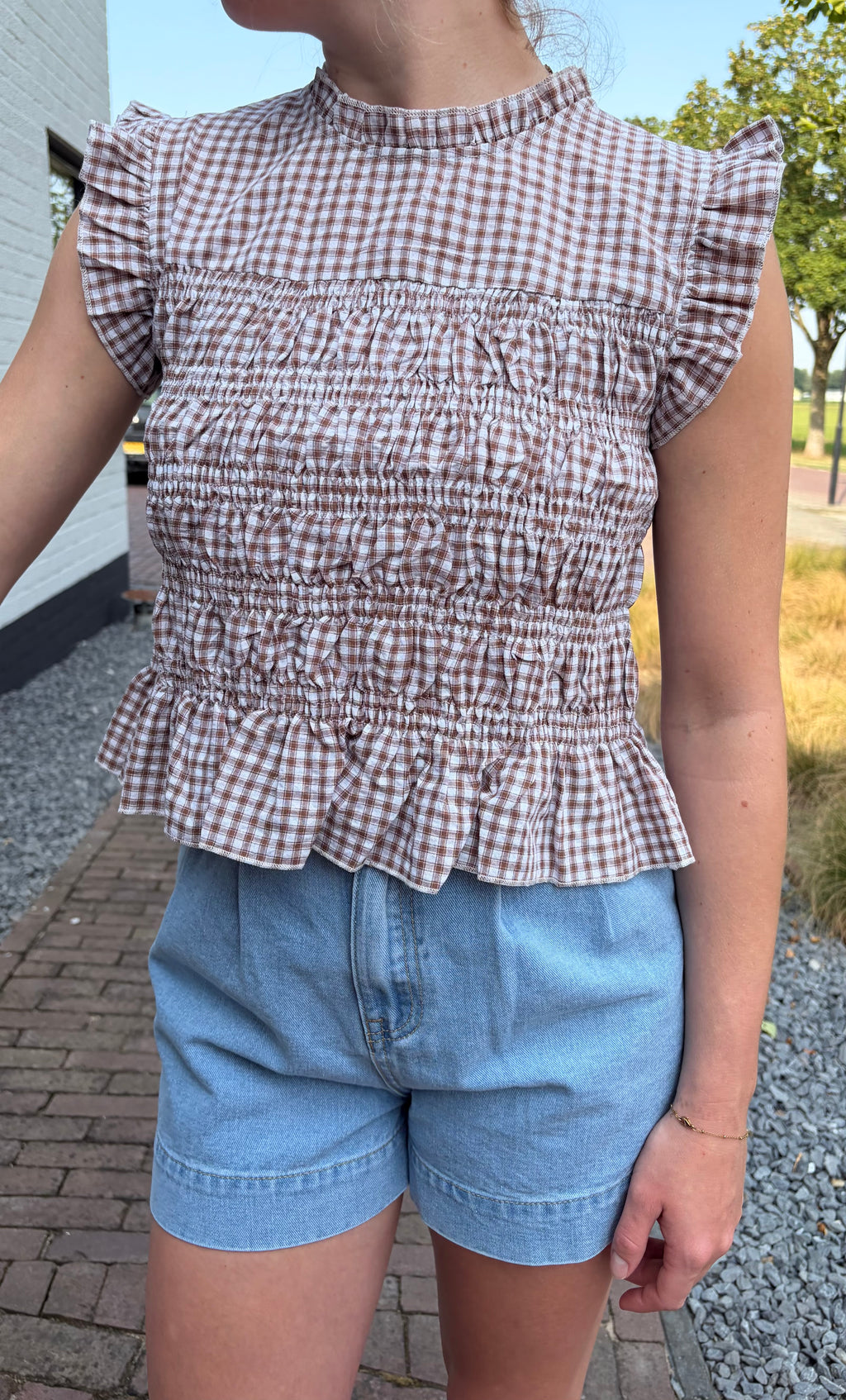 HM - Geruite top