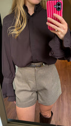 HM - Brown blouse