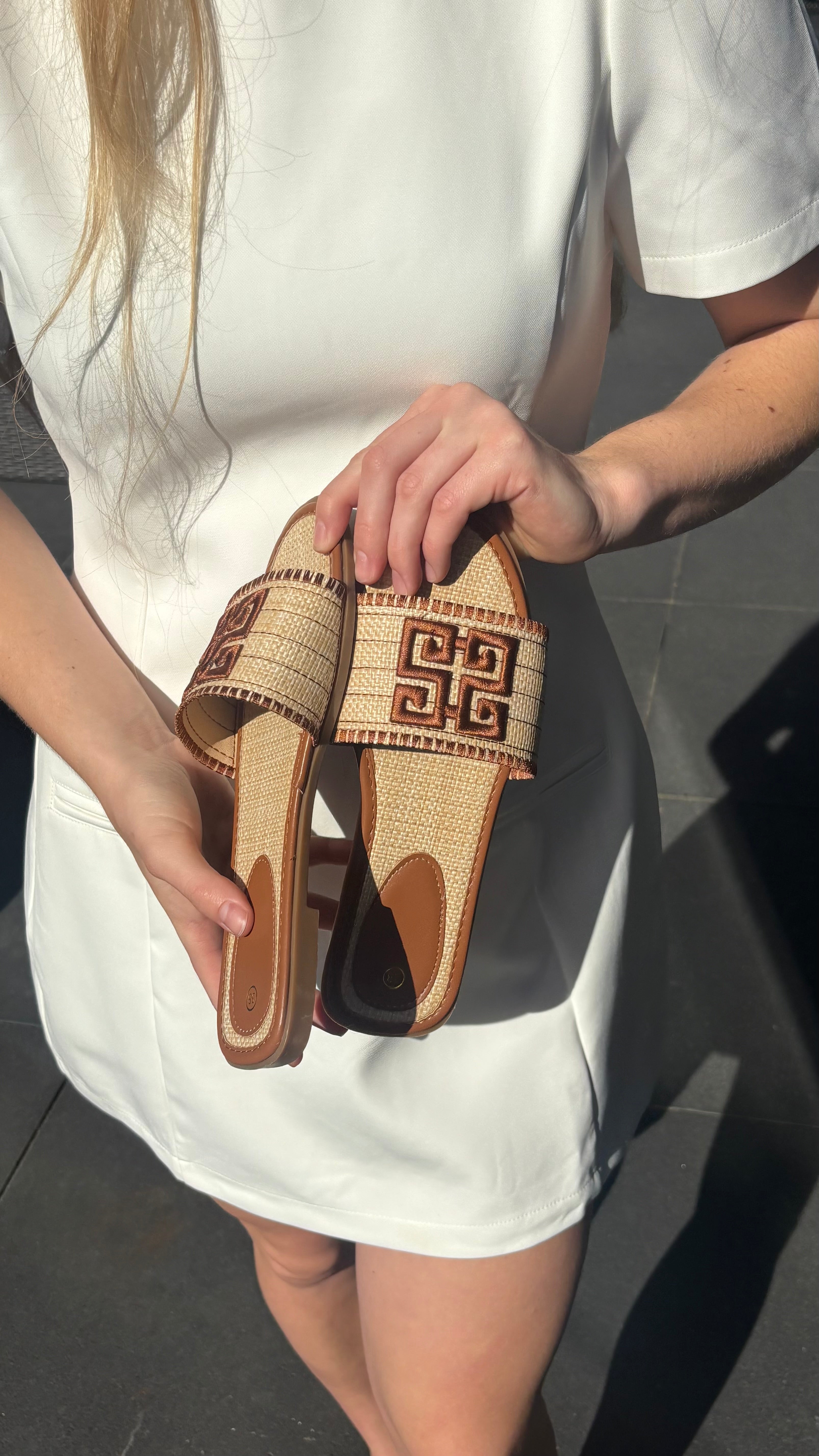 HM - Zara slippertjes