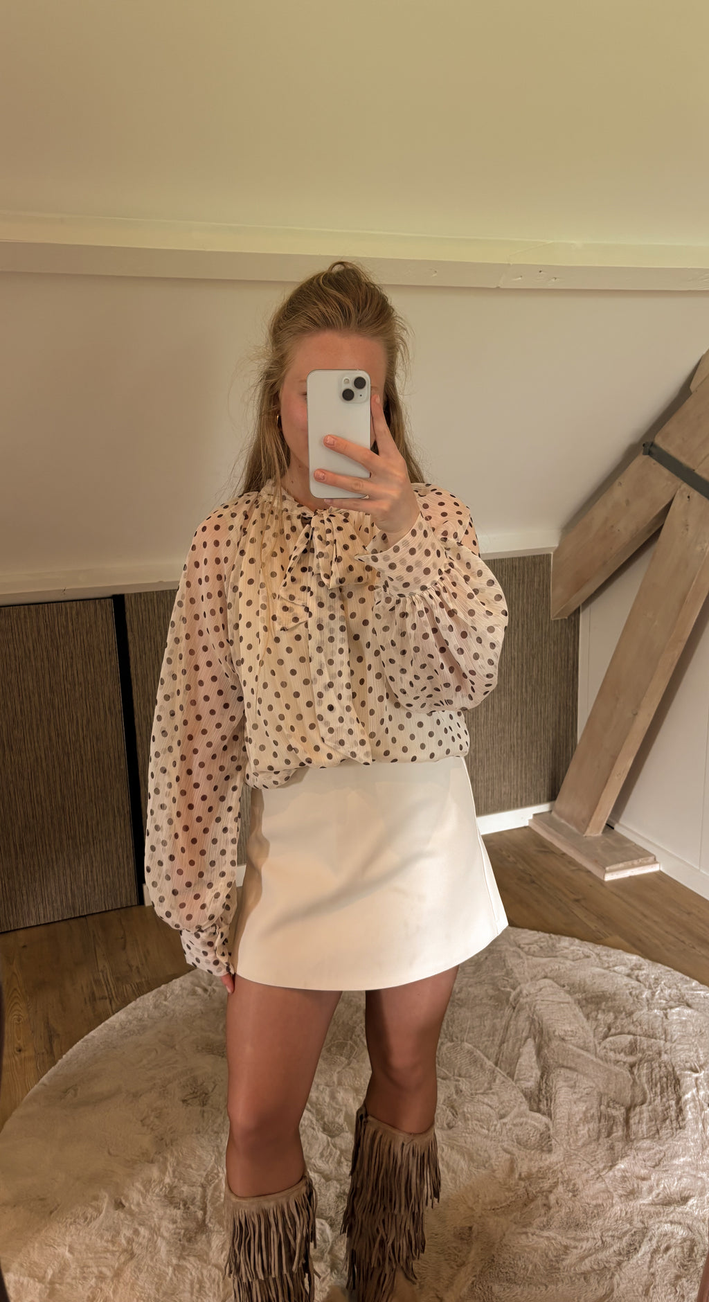 HM - Polkadot beige