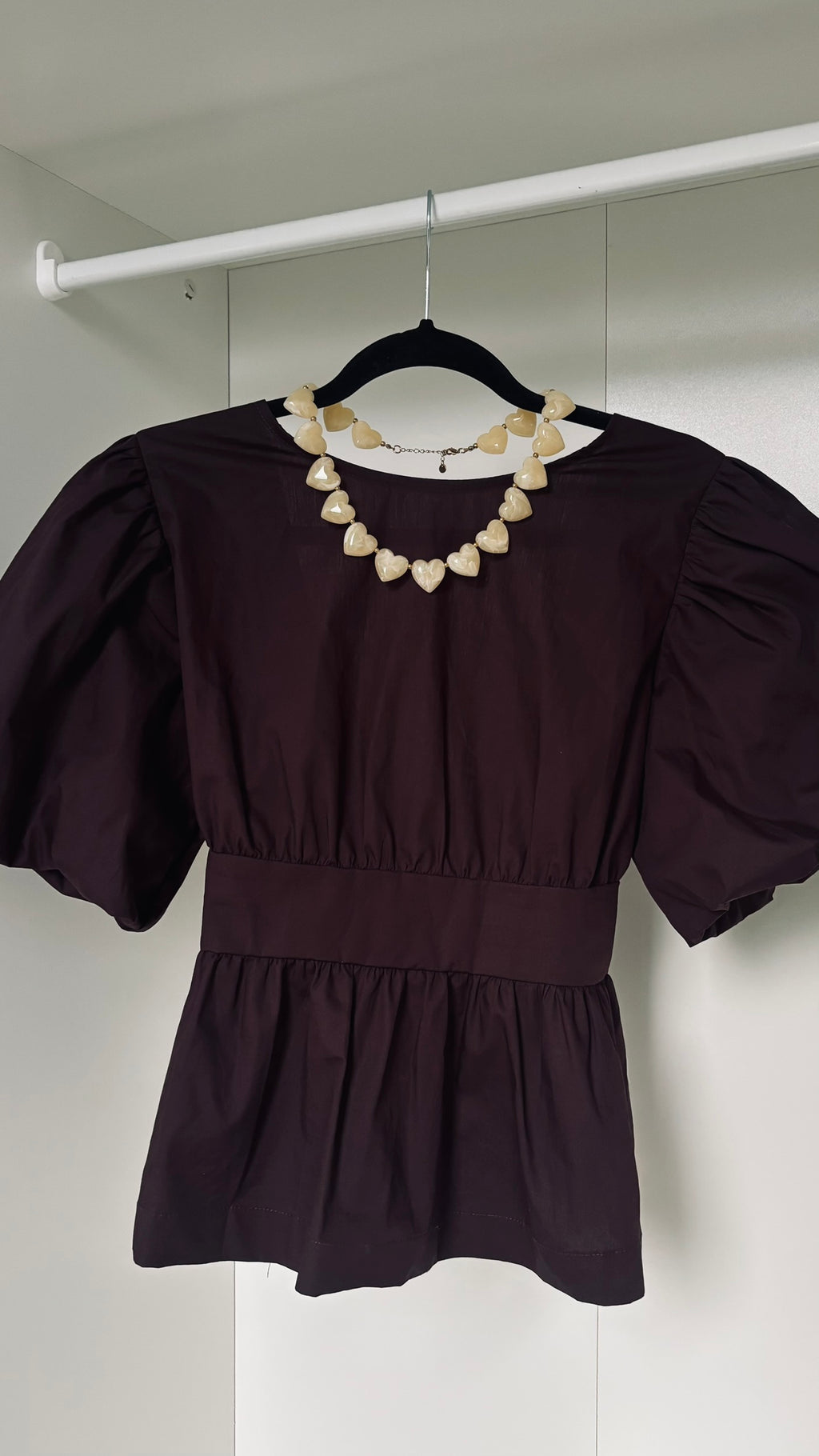 HM - Brown blouse