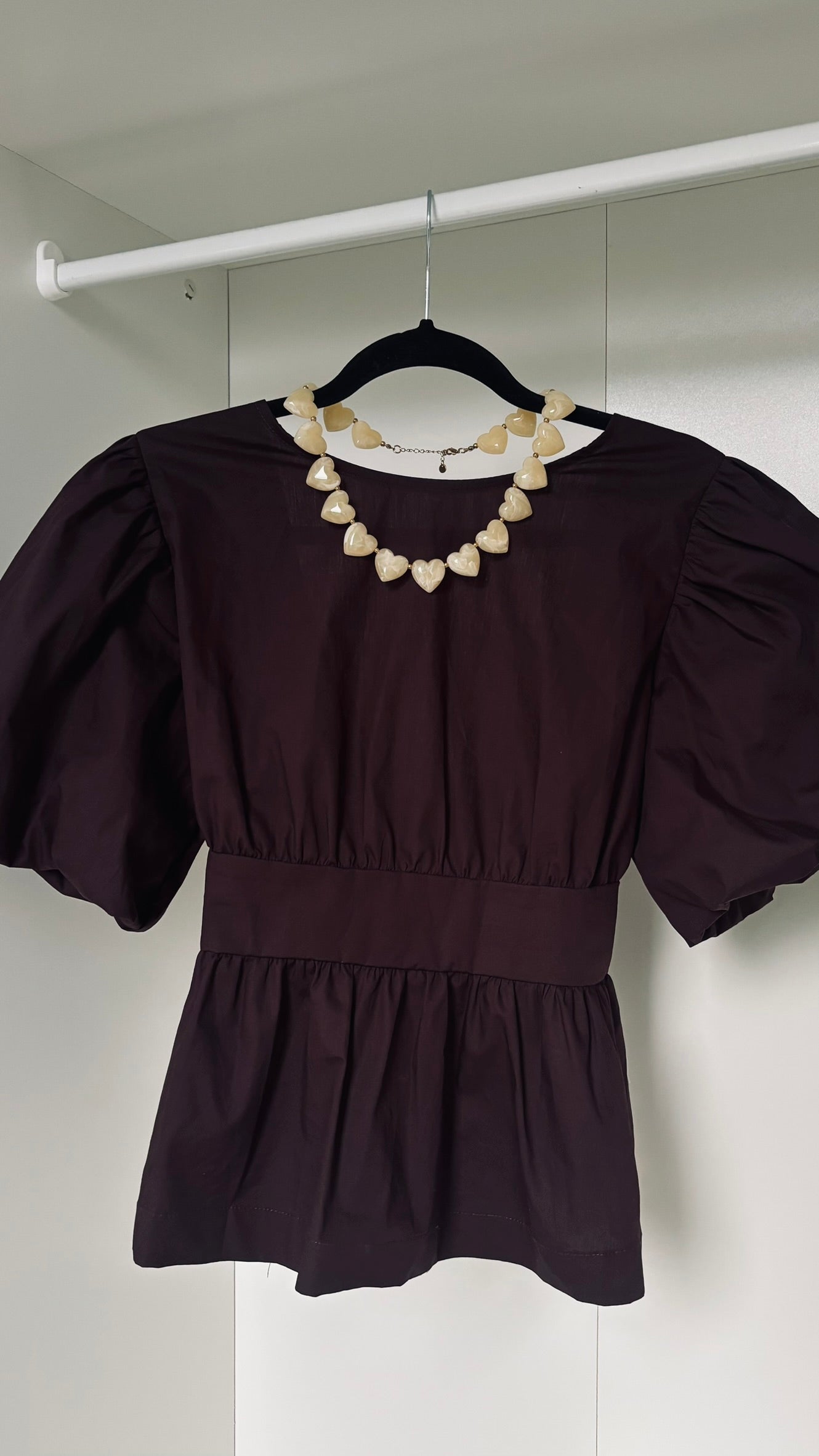 HM - Brown blouse