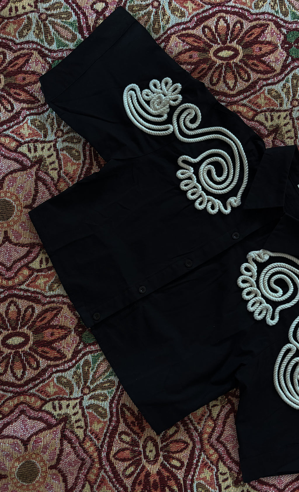 HM - Detail blouse zwart