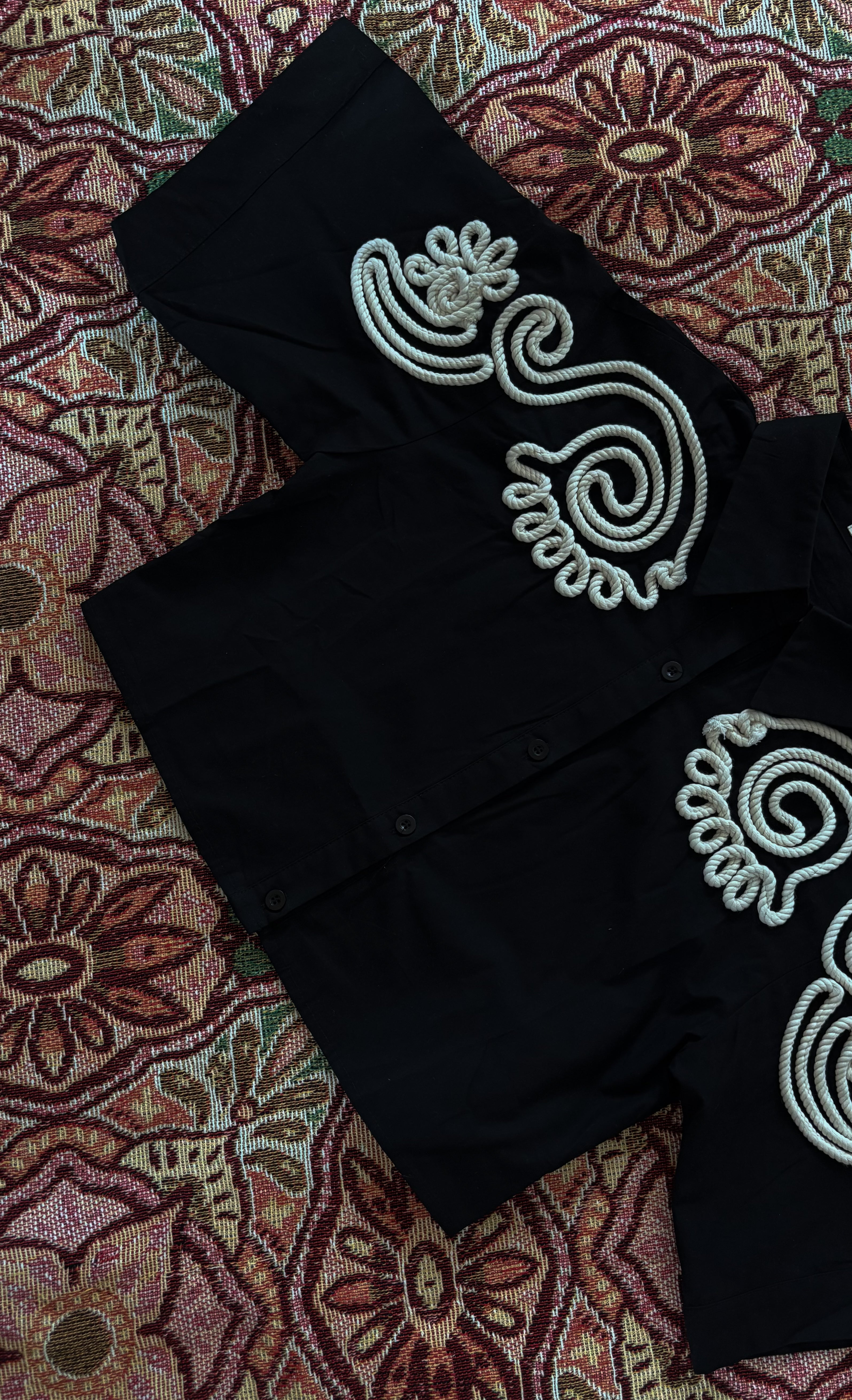 HM - Detail blouse zwart