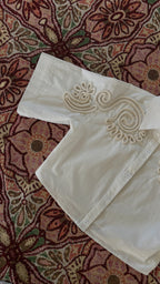 HM - Detail blouse wit